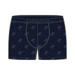 Icebreaker Boxershort Anatomica (Merinowolle) Graphic Unterwäsche mitternachtblau Herren